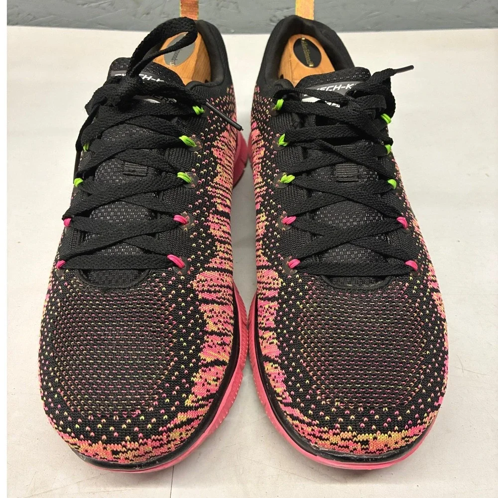 Skechers Sneakers Flex Appeal Next Generation Womens Size 10 Black Pink Athletic